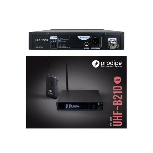 Micro-Instruments UHF B210 PRO + Body pack sans fil LCD 100 Frquences DSP SOLO