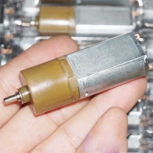 Micro moteur  engrenages carbone  balais 3 tages, cc 3V 5V 6V, 180 Micro moteur  engrenages, axe en D  faible vitesse et couple lev, 156:1, 23-51 tr/min