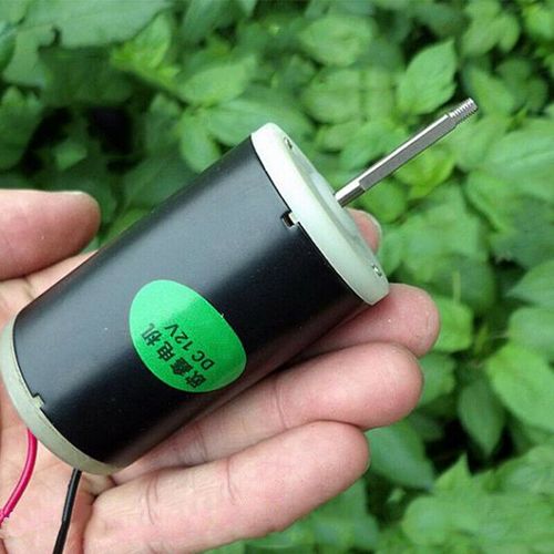Micro moteur DC12V-24V  Double roulement  billes, petit moteur 3000  balais de carbone  compensation de couple lev, longue dure de vie, silencieux, 6400  555 tr/min