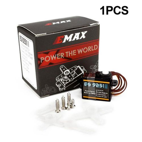 Micro Servo Numrique Original Emax Es9251ii Es9251 2.5g 0.27kg Pour Modle Rc Avion Hlicoptre Robot Pices De Rechange Diy