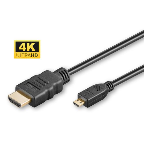 MicroConnect - 4K HDMI A-D cable, 2m