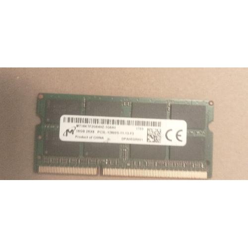 Micron 16GB 2Rx8 PC3L-12800S MT16KTF2G64HZ-1G6A1 Mmoire RAM