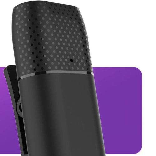Microphone Cravate Sans Fil A Pince, Antibruit, Noir, Pour Diffusion Telephonique, Interview En Exterieur, Enregistrement De Reunion, Interface Ios, Noir