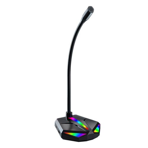 Microphone De Bureau Usb Pour Jeu Rgb, Pour Streaming Youtube, Podcast, Compatible Avec Windows, Mac, Ps4