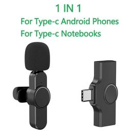 Microphone Lavalier sans fil pour iPhone et Android, mini micro