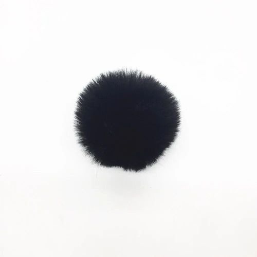 Microphone Lavalier universel Frequency Cat,pare-brise en fourrure,pare-brise doux pour D11,RODE BOYA,micro  revers - Type Black 1.5CM