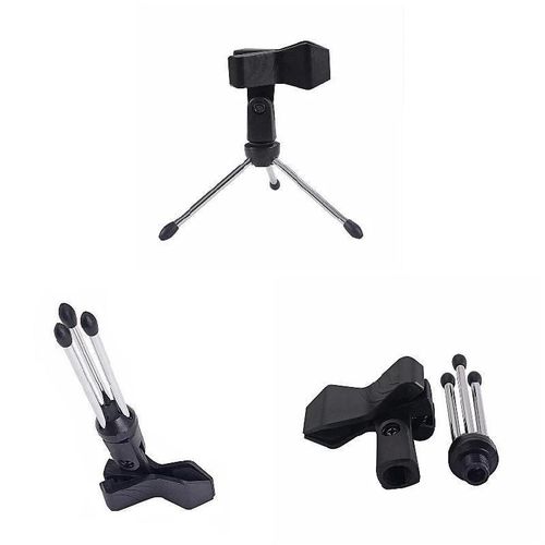 Microphone Pied de micro Support de trpied Table de bureau portable Support rglable