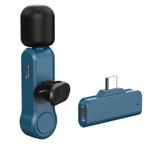 Microphone Portable Sans Fil, Batterie Rechargeable, Rduction Du Bruit Extrieur, Mini Enregistrement X1i2