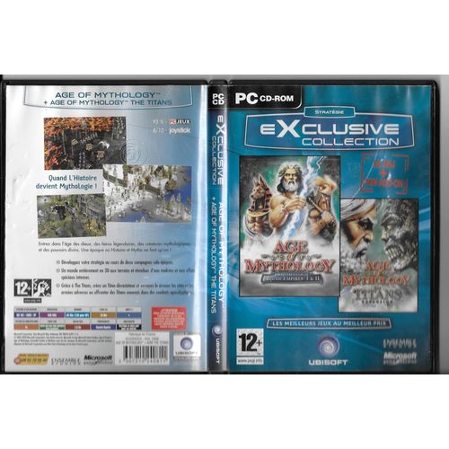 Microsoft Age Of Mythology Gold Edition - Ensemble Complet - Pc - Cd-Rom (Botier-Dvd) - Win - Anglais