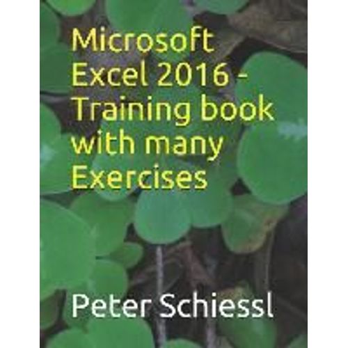 Microsoft Excel 2016 - Training Book With Many Exercises    Format Broch 