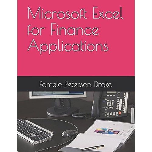 Microsoft Excel For Finance Applications   de Drake, Pamela Peterson  Format Broch 