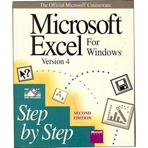 Microsoft Excel Version 4 For Windows Step By Step   de Microsoft Corporation  Format Broch 