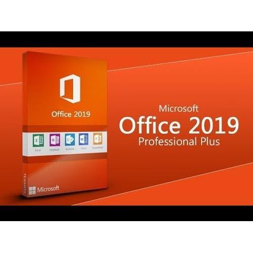 Microsoft Office 2019 Professional Plus 32/64bits Retail (Licence Dmatrialise)