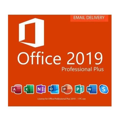 Microsoft Office 2019 Professionnel Plus 32/64 Bit Cl D'activation Originale - 1 Pc Volume - Rapide - Version Tlchargeable