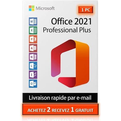 Microsoft Office 2021 Professionnel Plus Cl D'activation Officielle - 1 Pc - Version Tlchargeable