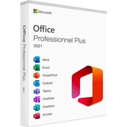 Microsoft Office 2021 Professionnel Plus - Version Dmatrialis - Avec Facture