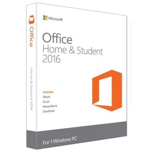 Microsoft Office Home And Student 2016 - Ensemble De Botes - 1 Pc - Non Commercial - Sans Support - Win - Franais - Zone Euro