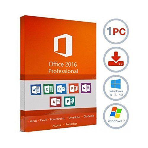 Microsoft Pack Office 2016 Pro Dmatrialis