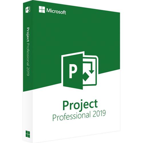 Microsoft Project Professionnel 2019 - 1pc - 32/64 - Franais