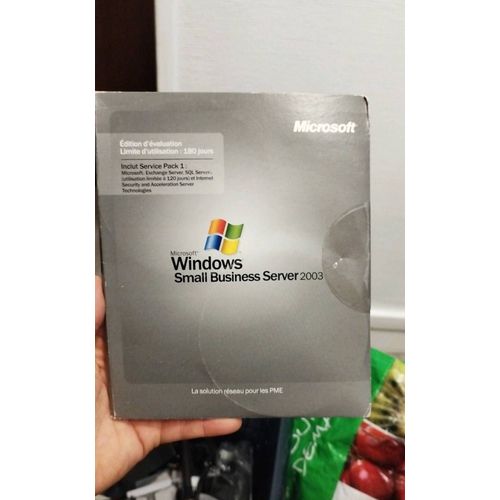 Microsoft Windows Small Business Serveur 2003 dition D'valuation Limite D'utilisation 180 Jours