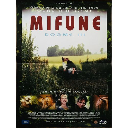 Mifune, Dogme Iii / Mifunes Sidste Sang - Affiche Originale De Cinma - Format 40x60 Cm - Un Film De Soren Kragh-Jacobsen Avec Iben Hjejle, Anders W. Berthelsen, Jesper Asholt, Emil Tarding 3 - 1999