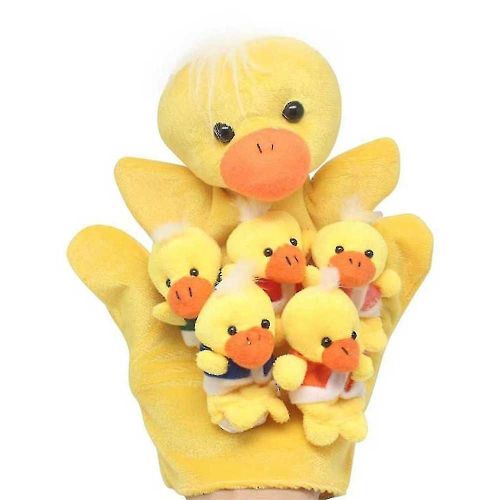 Mignon Cinq Petits Canards Animaux  La Main Marionnettes  Doigt Histoire Raconter Ppinire Conte De Fes Enfants-Eyzi