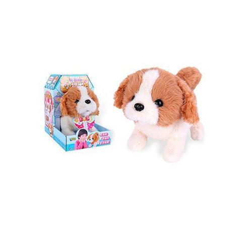 Mignon Peluche Electronique Peluche Marche Queue Secouant Aboiement Jouet Pour Chien De Compagnie Pour Enfants Developpement, Q013