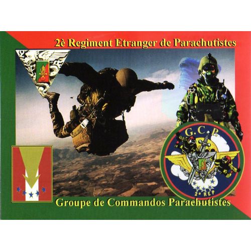 Militaria - Photo - 2me Rgiment tranger De Parachutistes - Groupe De Commandos Parachutistes