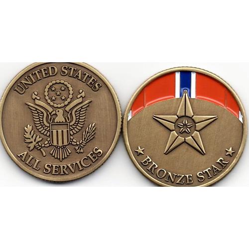 Militaria Ww2 - Pice Collection - Bronze Star -United States All Services