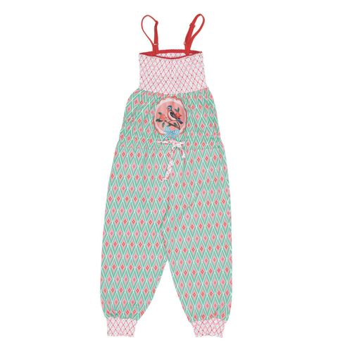 Mim-Pi Combi Pantalon Oiseau Vert 3 4 5 6 7 8 9ans t 2013 Green Jumpsuit Bird 98 - 128 Neuf