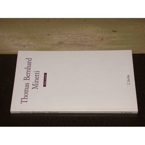 Minetti   de thomas bernhard  Format Broch 