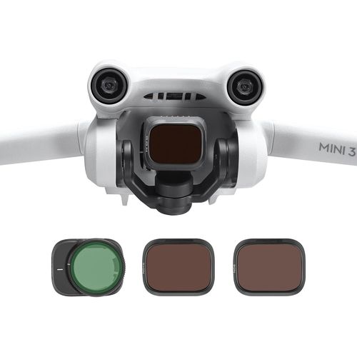 Mini 3/Mini 3 Pro Nd Filtre,Ensembles De Filtres D'objectif De Camra Compatibles Avec Les Accessoires De Drone Dji Mini 3/Mini 3 Pro,Pack De 3 (Cpl Nd8 Nd16)