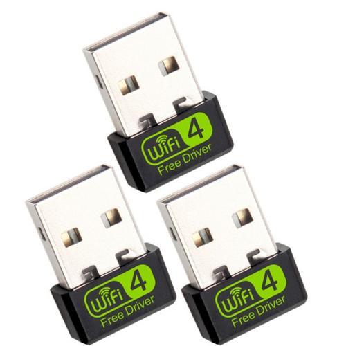 Mini Adaptateur Wifi Usb Pi Ces Pilote Gratuit Dongle Carte R Seau Sans Fil Pour Ordinateur