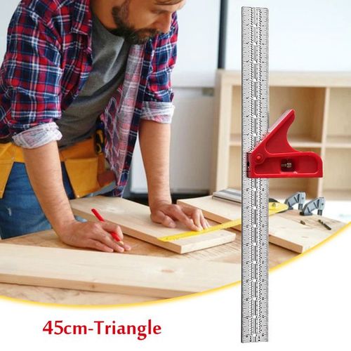 Mini Arrondisseur  Double Carr Furt Able,Outil De Calcul,Ensemble D'angle De Bord De Travail - Type 45cm Triangle