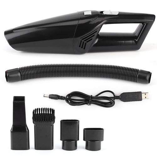 Mini Aspirateur De Voiture Portable Sans Fil, Double Usage, Pour La Maison Et L'automobile, 12 V, Noir