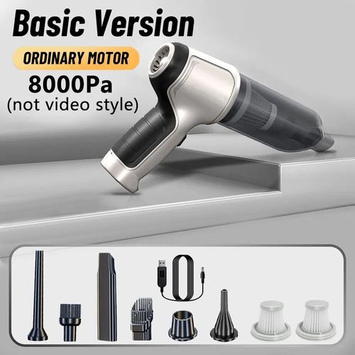 Mini Aspirateur De Voiture Sans Fil Puissant,Robot Portable  Double Usage Pour Voiture Et Maison Aspirateur Voiture Puissant Sans Fil - Type Basic 2hapa #B