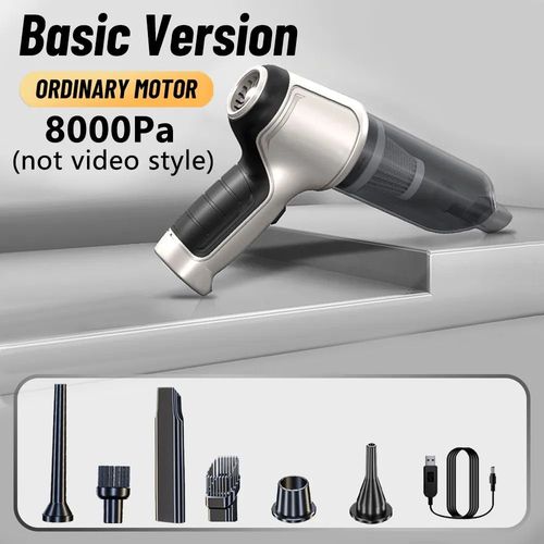 Mini Aspirateur De Voiture Sans Fil Puissant,Robot Portable  Double Usage Pour Voiture Et Maison Aspirateur Voiture Puissant Sans Fil - Type Basic #B