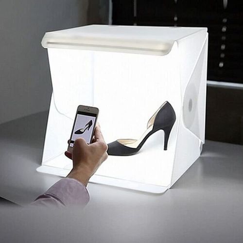 Mini bote  lumire pliable pour Studio Photo lumire LED Kit de fond Photo bote  lumire pour appareil Photo DSLR SLR