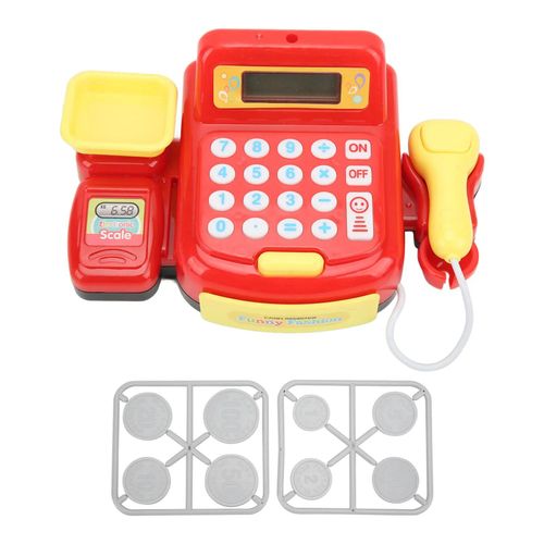 Mini Caisse Enregistreuse Jouet Pour Enfants, Simulation De Caisse Enregistreuse, Ensemble De Pices Pour Enfants De Plus De 3 Ans, Cadeau D'anniversaire
