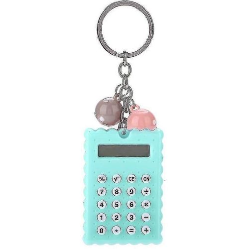 Mini Calculatrice Portable Avec Porte-Cls, lgante Et Crative Mignonne Trousseau De Style Cookie, Calculatrice De Poche  Affichage  8 Chiffres