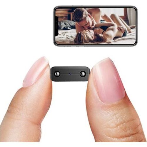 Mini Camra De Surveillance Hd Sans Fil Hd1080p Avec Vision Nocturne, Dtection De Mouvement, Visualisation  Distance, 32go, Noir