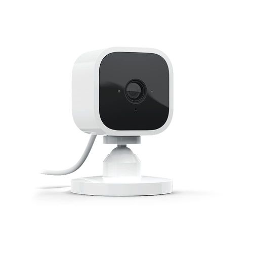 Mini|Camra D'intrieur Connecte Compacte  Brancher|Vido Hd 1080p,Vision Nocturne,Dtection Demouvements,Audio Bidirectionnel,Config. Facile,Fonctionne Avec Alexa|1 Camra,Blanc