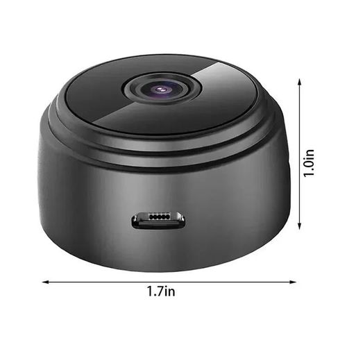 Mini Camra De Surveillance Sans Fil A9, Wifi, 1080p, Cctv, Intrieur, Extrieur, Scurit Ip, Tlcommande, Surveillance, Nuit, Mobile-1pcs-Noir