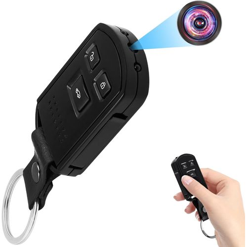 Mini Camera Espion, Camera Cachee Keychain 1080p Hd Porte Cls Camra Surveillance Scurit Enregistrement Audio Dtection De Mouvement, Vision Nocturne