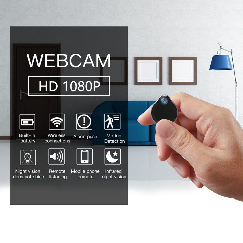 Mini camra espion HD 1080P, Wifi, Micro camscope Secret, tlcommande DVR, capteur de mouvement, Version nuit