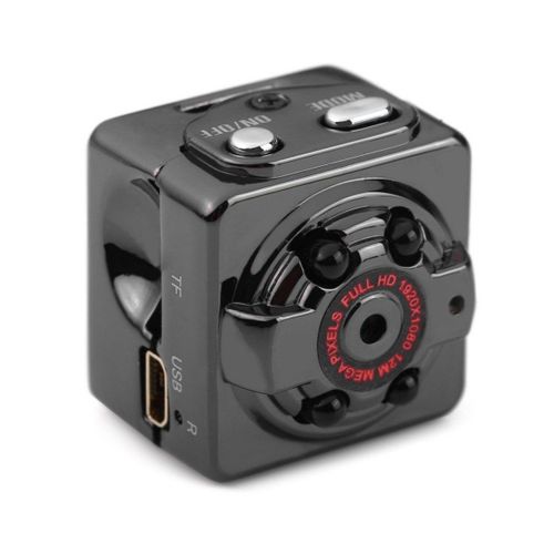 Mini camra espion HD : enregistrement audio et vido, vision nocturne, dtection de mouvement, camra HD infrarouge - enregistrement arien