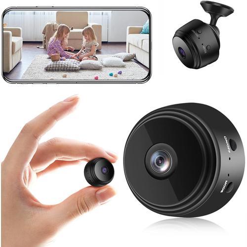 Mini Camra Espion Sans Fil,1080p Camera Surveillance Wifi Exterieure/ Interieur Sans Fil Micro Camra Espio,Avec Dtection De Mouvement Et Vision Nocturne,Enregistrement Vido  Distance