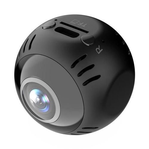 Mini Camera WiFi HD Vue Panoramique 180 Vision Nocturne Dtection Mouvement YONIS