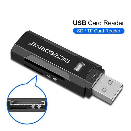 Mini carte mmoire SD pour tlphone, carte mmoire, carte Flash, 4 Go, 8 Go, 16 Go, 32 Go, SD, TF, 128, 256 Go-sd tf card reader