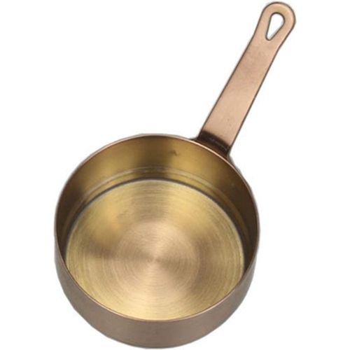 Mini Casserole Ronde En Acier Inoxydable Avec Poigne, Pour Chauffer Le Lait, Faire Des Sirops (Dor, Taille L)[X654]